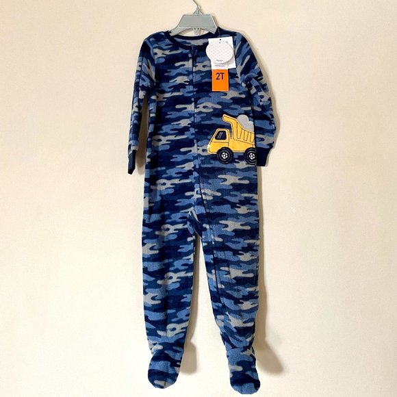 Toddler zipped one piece, Truck design onsie - Picture 5 of 5